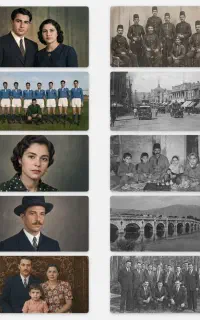 احیای حرفه‌ای خاطرات - بازسازی عکس‌های قدیمی