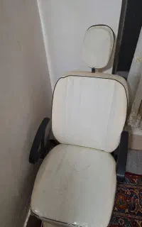 صندلی ارایشگاه رنگ سفید