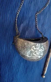 وسایل علم علامت نقره کوب فولاد تبرزین زنگ زورخانه
