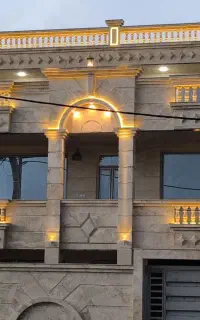 اجرای نمای سنگ رومی کلاسیک وساده