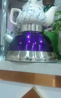 کتری قوری  سوتی رنگی کتری تک کف چدت