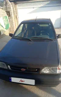 پراید مدل ۹۶ بی رنگ پلم.