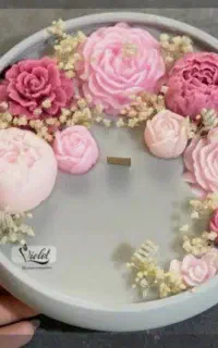 آموزش شمع سازی سنگ‌ مصنوعی صابون سازی