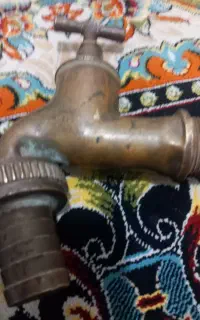 شیر تانکر آب دو اینج قدیمی برنج مناسب تانکر آب