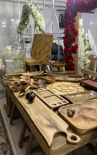 کرایه انواع ظروف و سینی چوبی فینگرفود