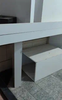 قفسه فروشگاهی و میز هایگلاس