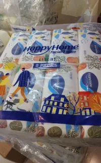 دستمال کاغذی ۵۰۰ برگه (۲۵۰ دولایه )