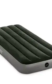 تشک بادی یکنفره به همراه تلمبه باد دستی