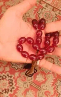 تسبیح اناری سرخ سرخ دونه درشت