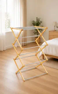 بندرخت چوبی آکاردئونی کد۱۰
