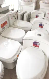 توالت فرنگی آماده نصب کامل
