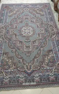 2عددروفرشی مخمل گل برجسته‌ نو