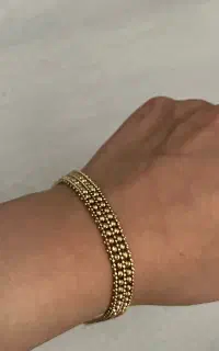 دستبند طلا رزگلد البرنادو در حد نو