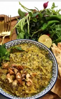 کشک بادمجان،بندری و...