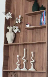 گلدان و جاشمعی پلی استر