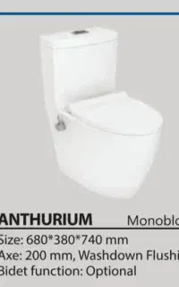 توالت فرنگی با لعاب درجه یک