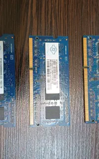 سه عدد رم ۲ گیگ لپ تاپ Ram 2g ddr3