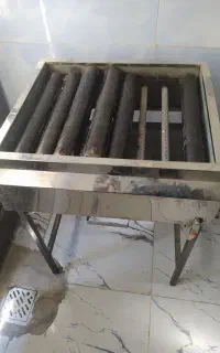 کباب پز ایستاده چدنی