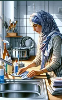 نیازمند نظافتچی خانم