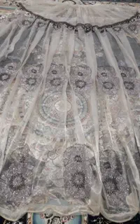پرده حریر شیشه ای