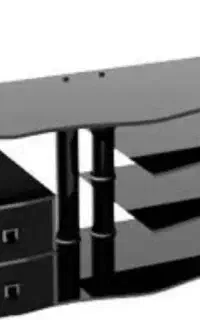 میز تلویزیون شیشه ای نو