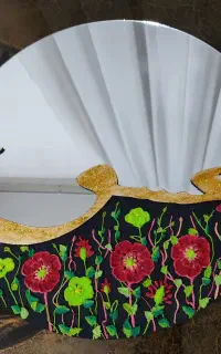 آیینه دکوراتیو طرح فرش مخمل