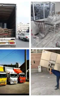 باربری بندرعباس حمل نقل اثاث منزل ماشین باکارگر