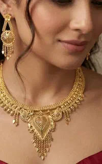 سرویس ونیم ست هندی سفارشی شبیه  طلا