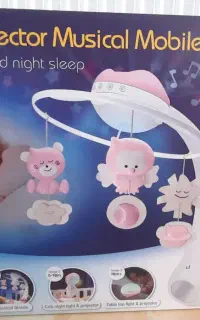 آویز بالای تخت و چراغ خواب ۳حالته کودک بلوباکس
