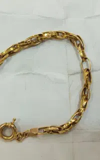 دستبند.النگو اینه ای سایز3 و گوشواره