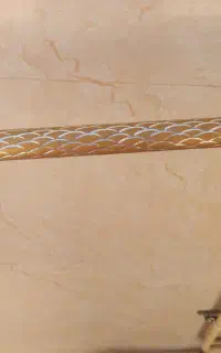 میل پرده پانچ سه متر و نیم نو نو با سه تا پایه