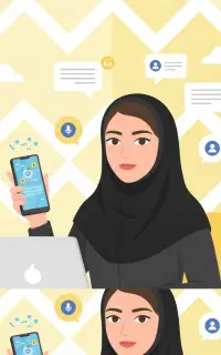 کار با موبایل برای بانوان