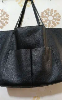 کیف مشکی چرم شرانگ کار ترک نو و اکبند
