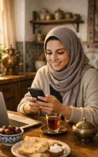 کار در منزل با گوشی توی دستت