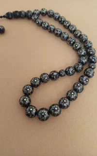 تسبیح نقره کوب