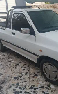 پراید وانت بدون رنگ