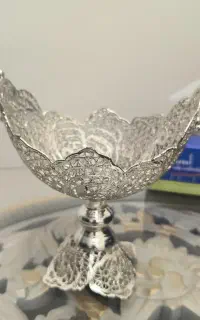 شکلات خوری ملیله زنجان  شمعدان لاله  ظروف پذیرایی