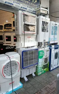 انواع سایز کولر آبی سلولزی پرتابل چرخ دار