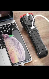 چراغ قوه دستی 8کاره مدل Led torch