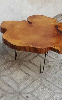 میز جلو مبلی چوبی