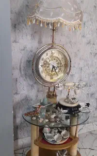 آباژور ساعت دار همراه با تلفن