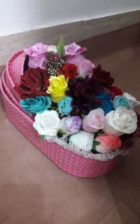 باکس گل مصنوعی قدم نو رسیده مبارک