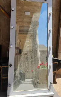 آینه قدی چراغ دار
