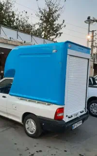 اتاق پراید وانت اتاق مسقف باربند پراید فایبر گلاس