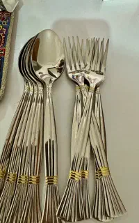 قاشق و چنگال پلو خوری