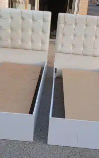 دوعدد تختخواب ست باتش
