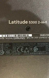 قطعات لپ تاپ Dell Latitude 5300 2-in-1