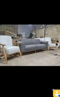 مبل راحتی مدل چوبی جدید
