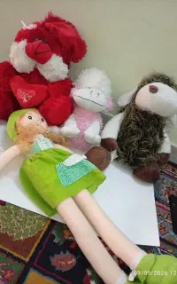 موتور شارژی و تعدادی عروسک