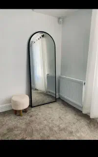 آینه فلزی گنبدی ساده